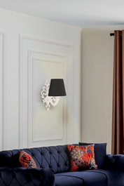 Opviq Lily Coral Blanco y Negro